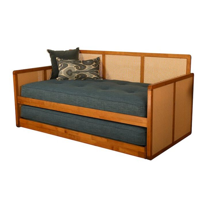 KODIAK Abaco Pop-Up Daybed with Mattresses-Honey Finish