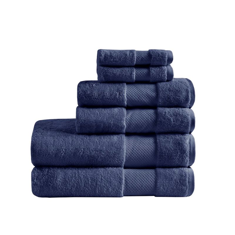 Gracie Mills Thalia 6-Piece 600gsm Turkish Cotton Bath Towel Set
