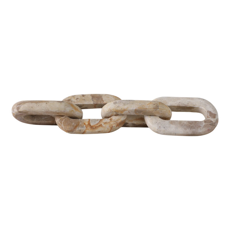 14x3" 4-link Marble Chain, Light Leopard image number 3