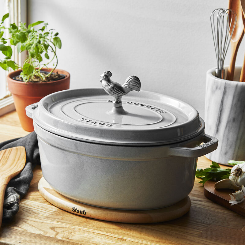 Staub Cast Iron 5.75-qt Coq au Vin Cocotte