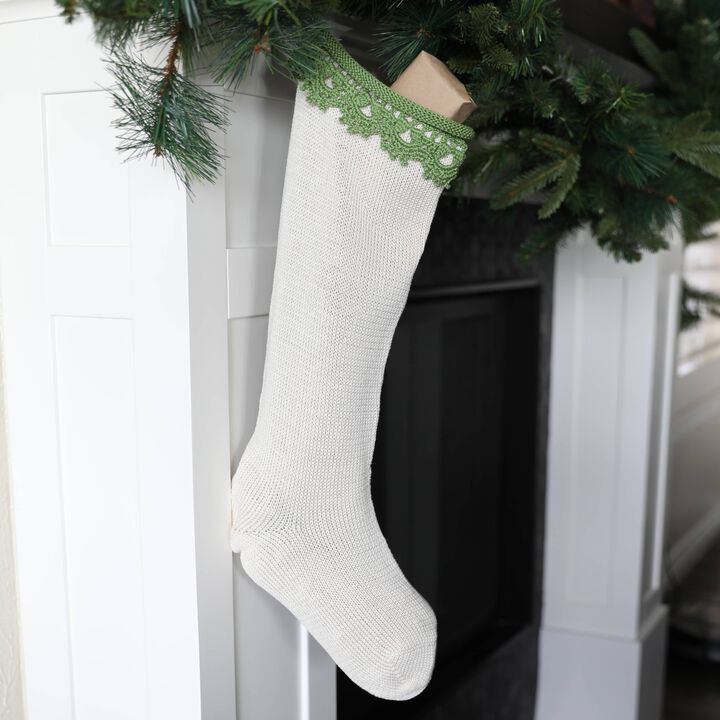 Boho Stocking - Mint