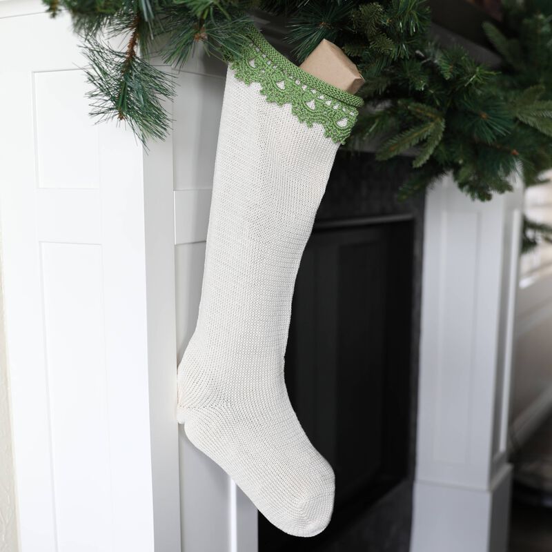 Boho Stocking - Mint image number 1
