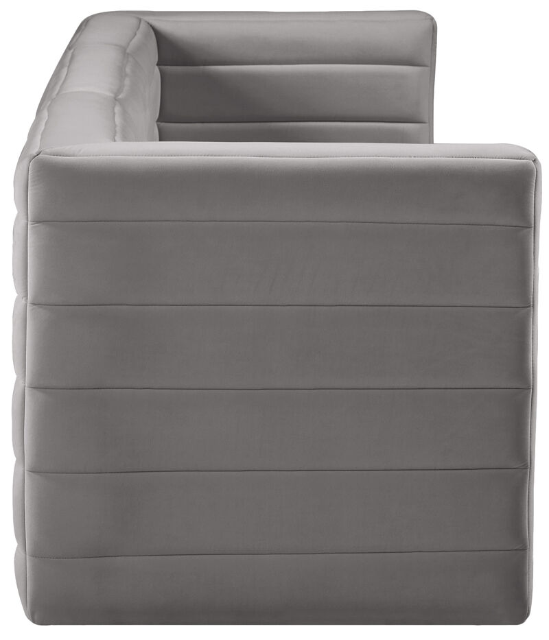 Meridian Furniture Quincy Grey Velvet Modular Sofa image number 5