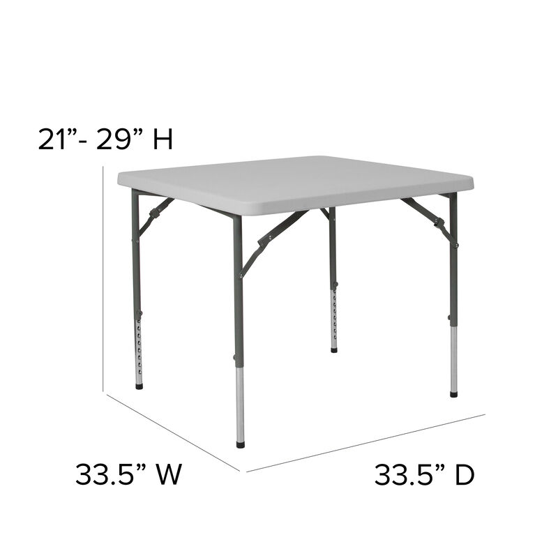 Square Plastic Folding Tables image number 6