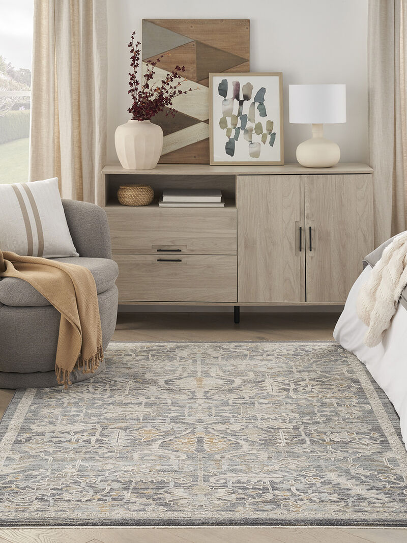 Lynx LNX02 Navy/Multicolor 2'6" x 4'6" Rug