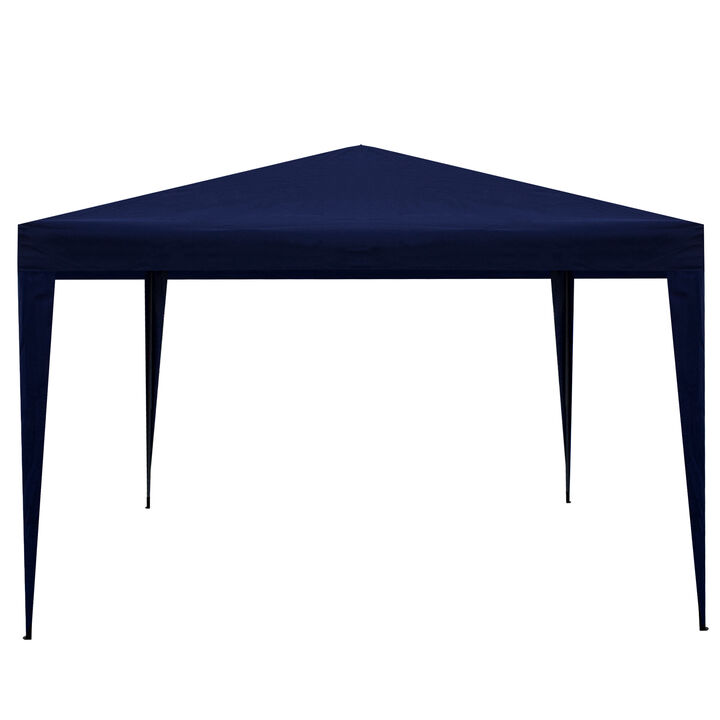 10' x 10' Navy Blue Pop-Up Outdoor Canopy Gazebo