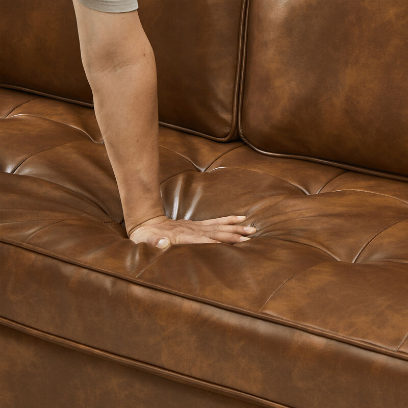 Galglo Breathable Faux Leather Couch image number 8