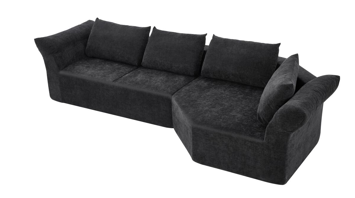Kelhak Modern Minimalist Modular Sectional Sofa