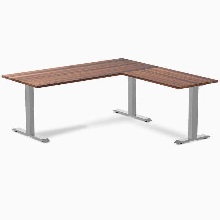 Desky Zero Hardwood L-Shape Office Desk