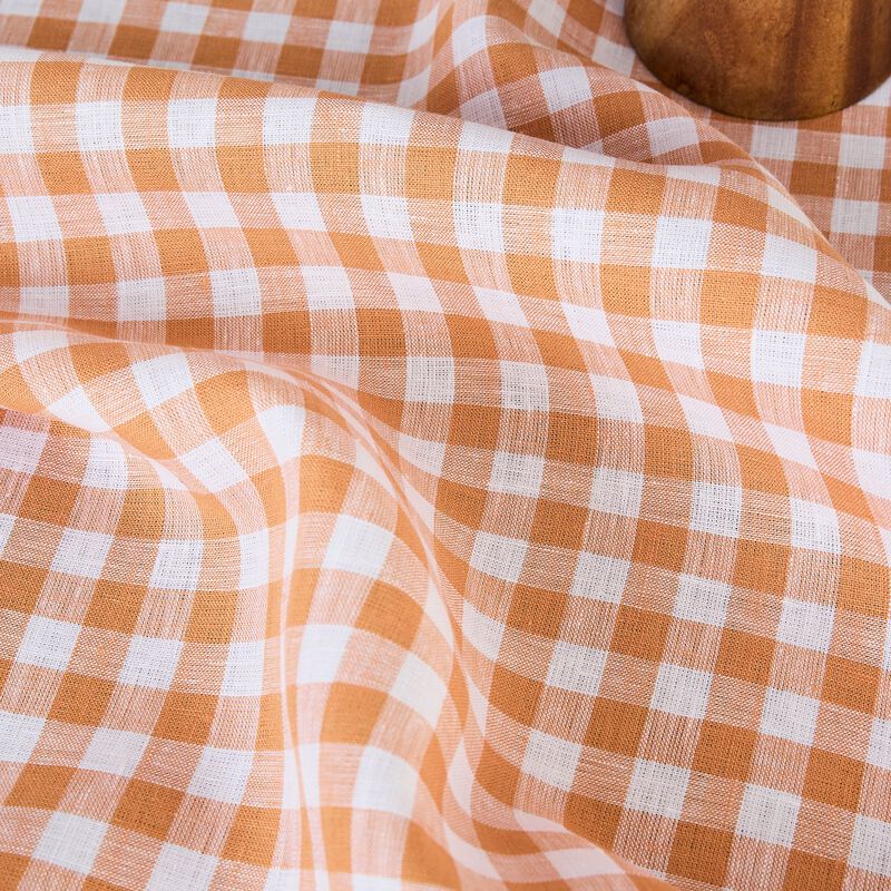 Linen Dinner Napkins - Gingham Check image number 4