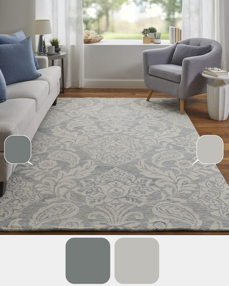 Belfort 8776F Blue/Ivory 9' x 12' Rug