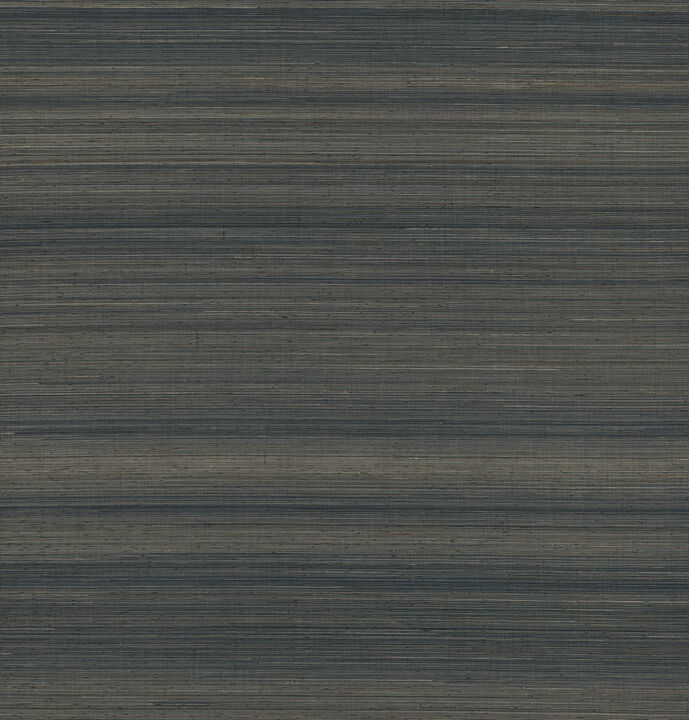 Mai Indigo Abaca Grasscloth Wallpaper