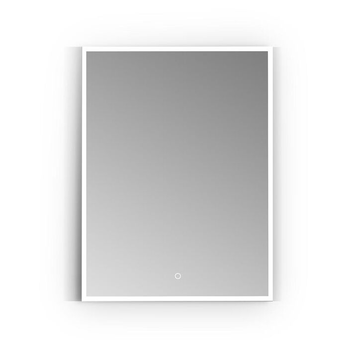 Altair Frameless Surface-Mount/Recessed LED Lighted Bathroom Medicine Cabinet