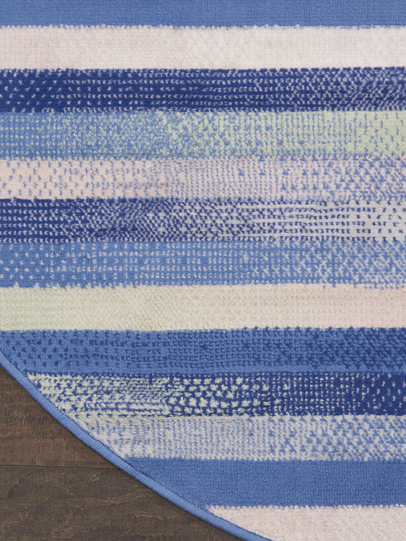 Whimsicle WHS12 Turquoise/Multicolor 8'4" x 11'6" Rug image number 2