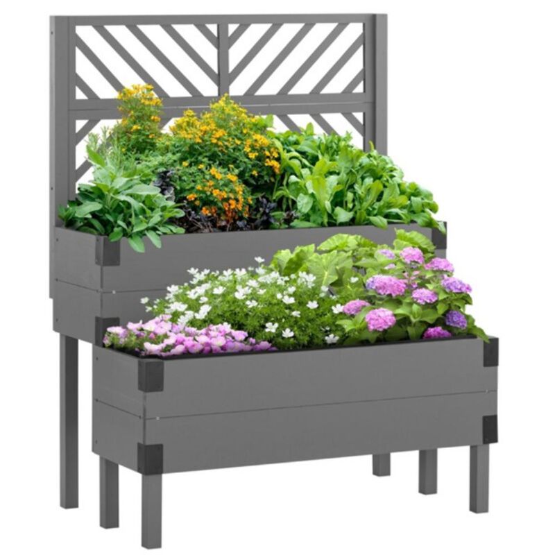 Flower Shelf for Indoor & Outdoor Plant Display Multi-Tier Plant Stand