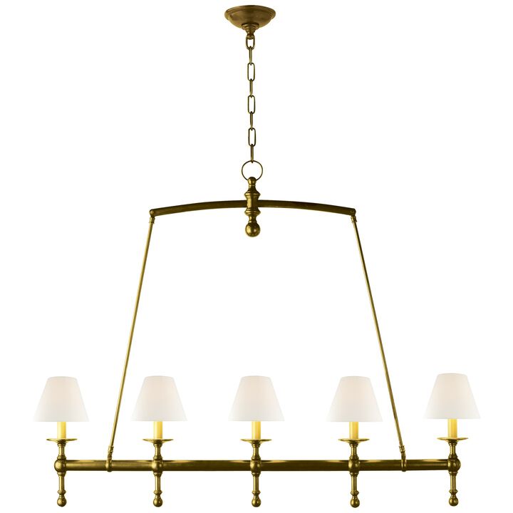 Chapman & Myers Classic Linear Chandelier Collection