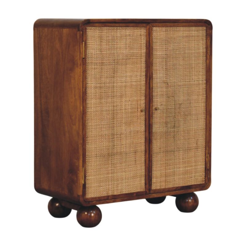 Larissa 2 Door Chestnut Cabinet image number 2