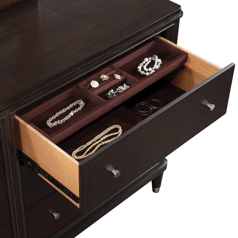 Coaster Co. of America Emberlyn 6-drawer Dresser with Mirror Brown image number 3