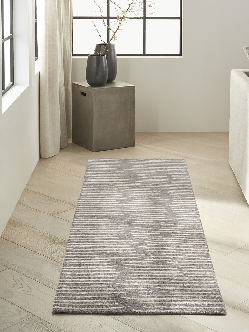 CK010 Linear LNR01 Gray 2'3" x 8' Rug