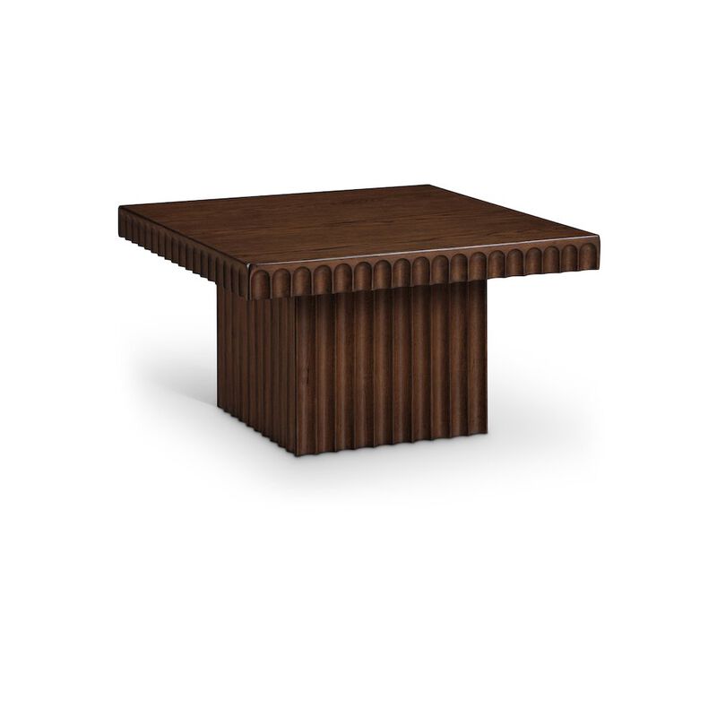 Meridian Furniture Spencer Brown Oak Veneer Coffee Table