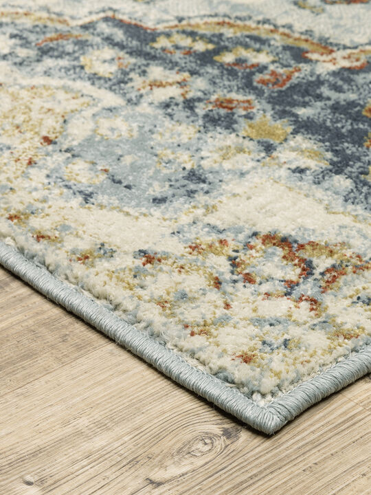 Branson 5'3" x 7'3" Blue Rug
