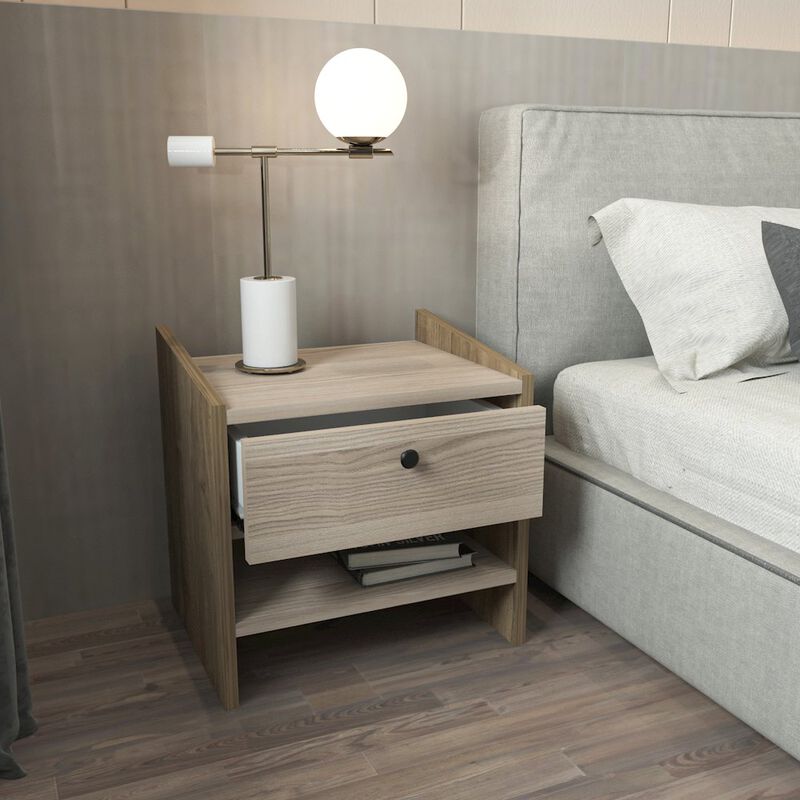 Decorotika Berlin Nightstand Walnut Cordoba