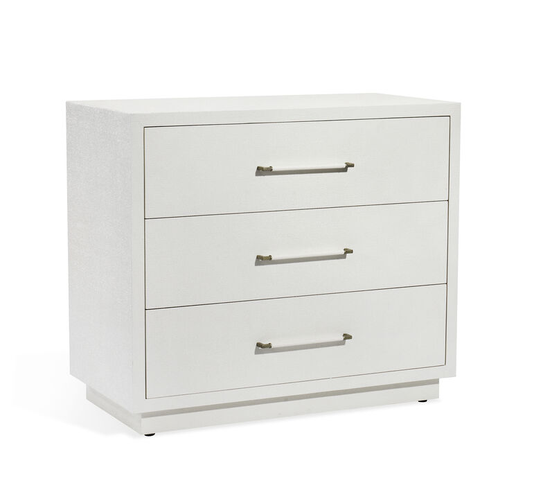 Taylor 3 Drawer Chest - White