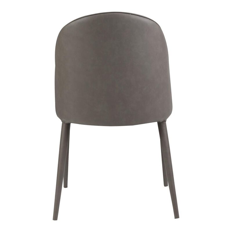 Moe's Home Collection Burton Dining Chair, Grey