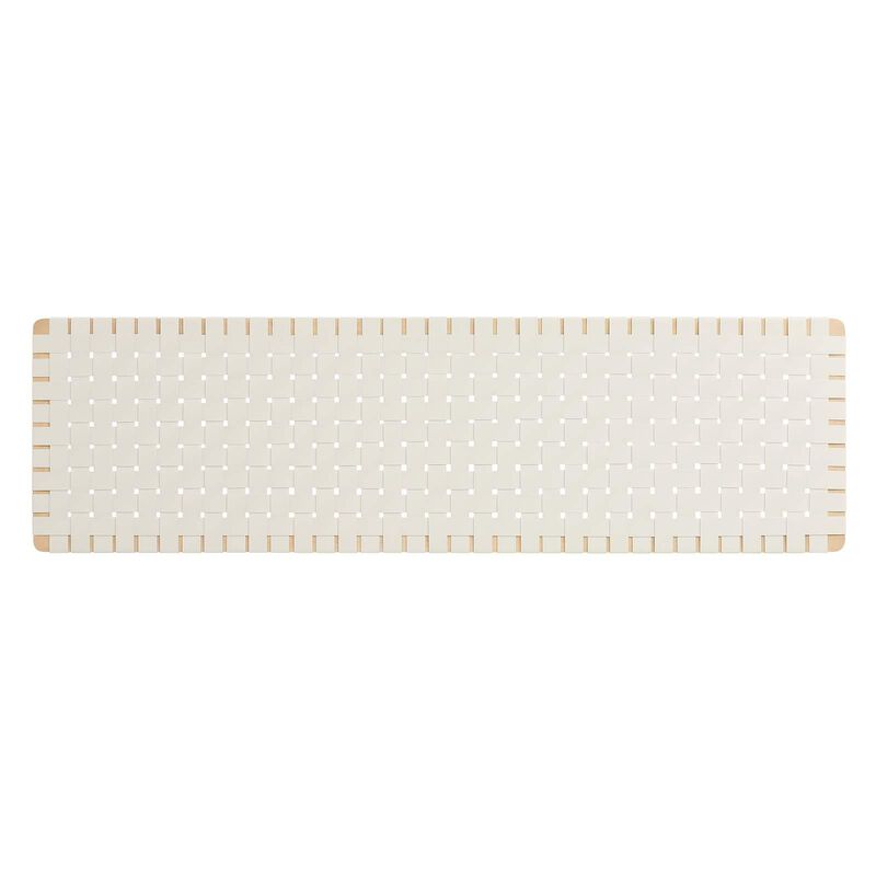 Sparta Weave Wall-Mount Vegan Leather King Headboard image number 0