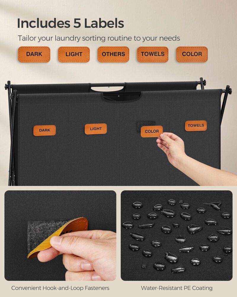 Collapsible Laundry Hamper and Basket &ndash; Stylish and Convenient Storage Solution