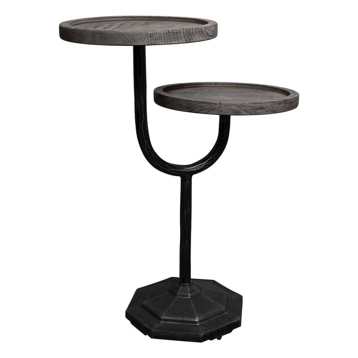 Alex Hamilton Bayside Jensen Oak Side Tray-Top Tables