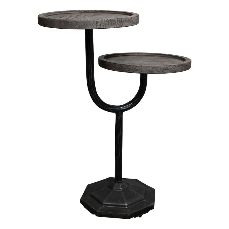 Alex Hamilton Bayside Jensen Oak Side Tray-Top Tables