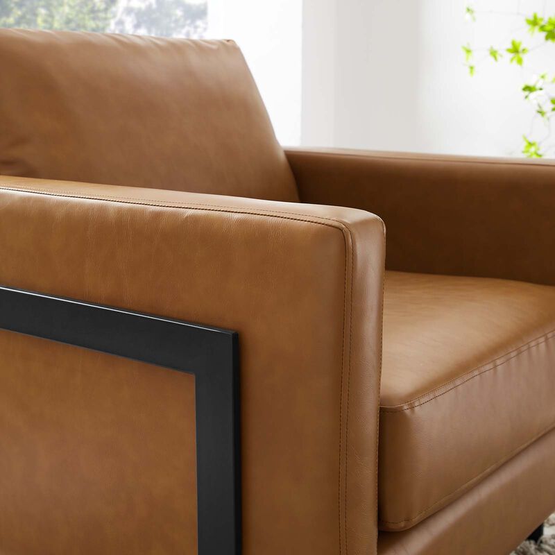 Posse Performance Velvet Accent Chair image number 6