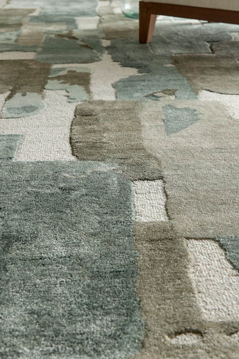 Kendall 8A59F Brown/Green 9' x 12' Rug image number 1
