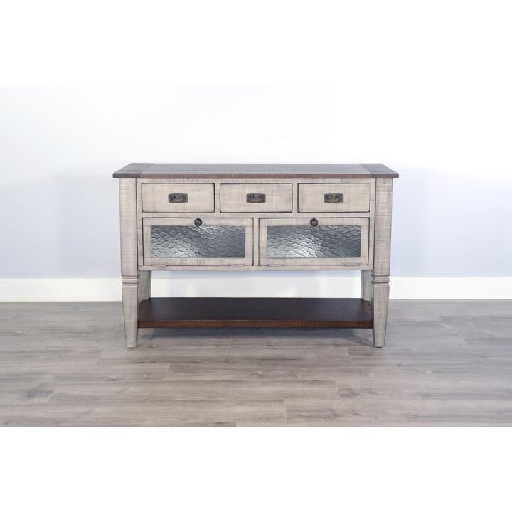 Sunny Designs Homestead Hills Alpine Grey Wood Server