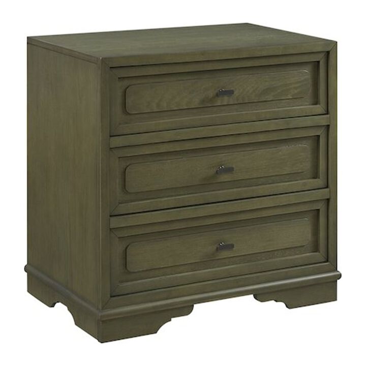 Magnolia 3 Drawer Nightstand - Pistachio