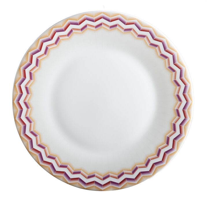 Dinner Plates ZIG ZAG JARRIS 156 Set of 2, diam. 10.83"