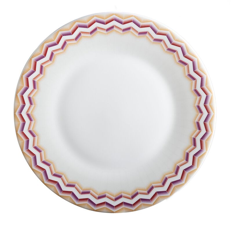 Dinner Plates ZIG ZAG JARRIS 156 Set of 2, diam. 10.83" image number 0