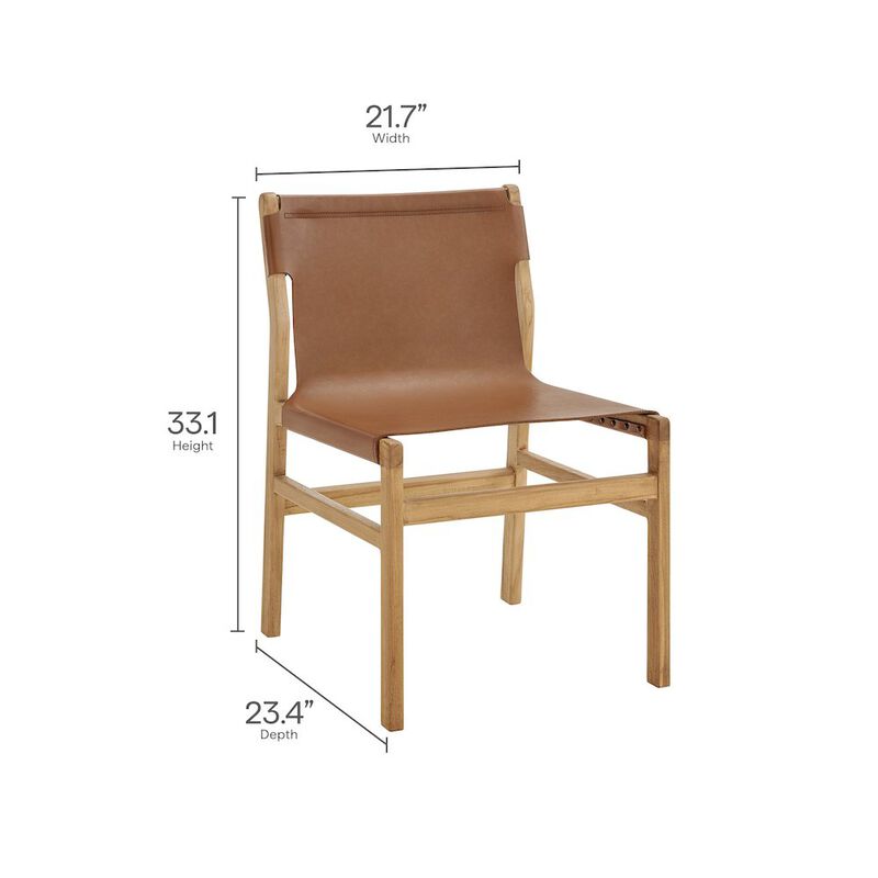 Sonora Leather Dining Side Chair image number 2