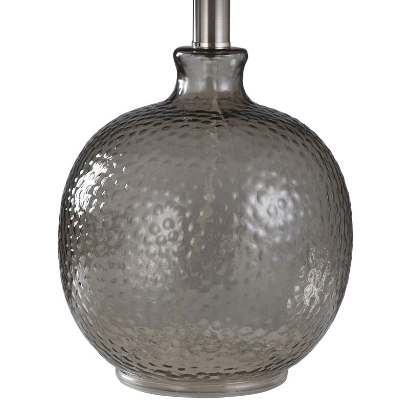Mini Smoke Spanish Glass Ball Lamp (Set of 2)