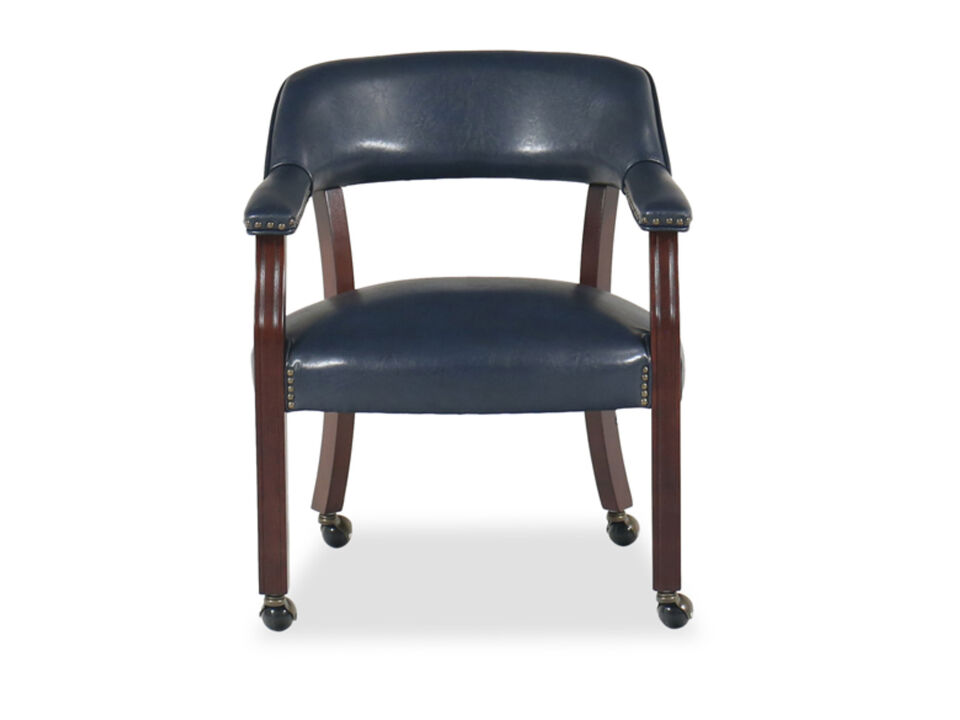 Tournament Arm Chair in Navy