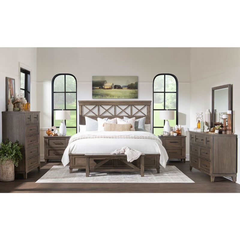 Legacy Classic Night Stand (2 Drawers, Power on Back, 2 Outlets, 1 USB + 1 USB-C)