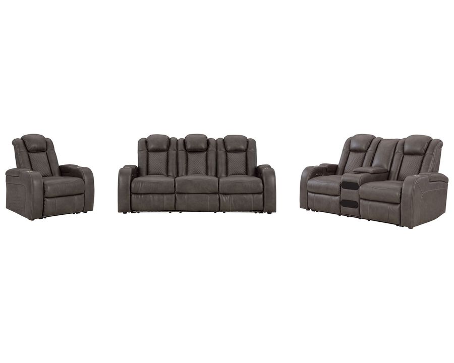 Fyne-Dyme Power Reclining 3-Piece Living Room Set
