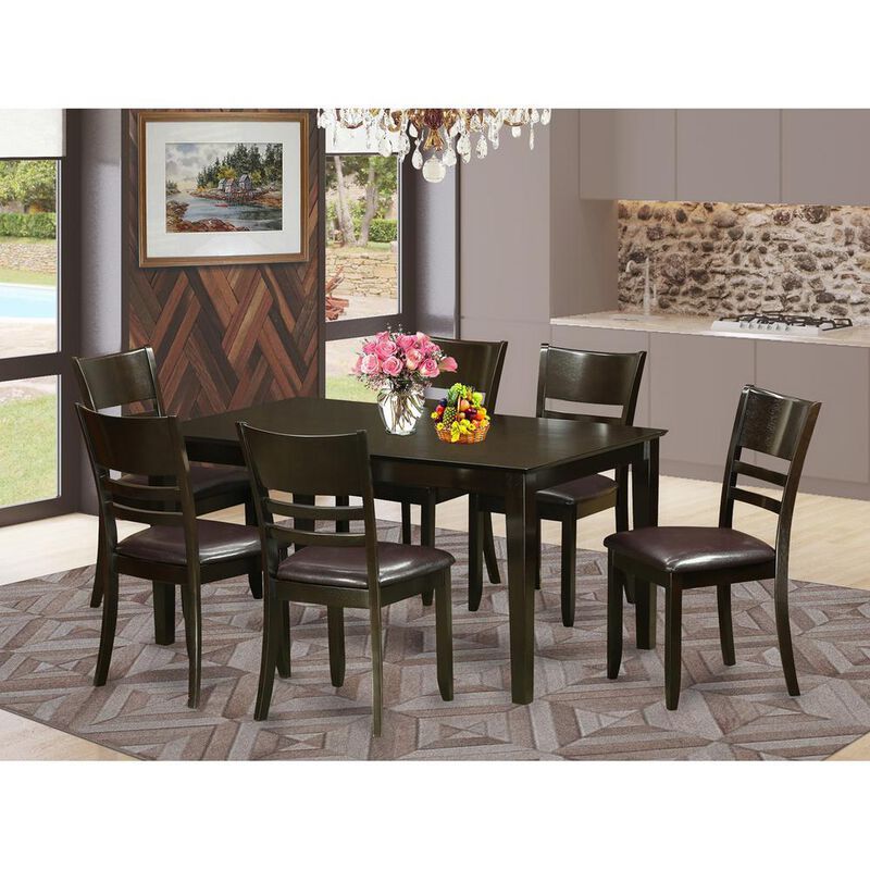 7 Pc formal Dining room set-Dinette Table and 6 Dining Chairs