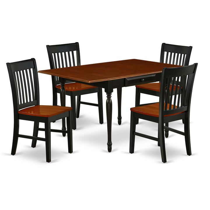 Dining Room Set Black & Cherry