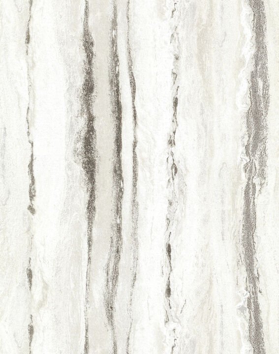 Delesse Platinum Marbled Wallpaper (Set of 2)