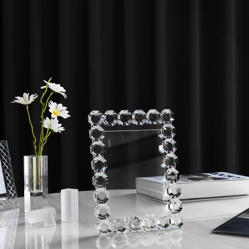 Octagon Crystal Picture Frame image number 3