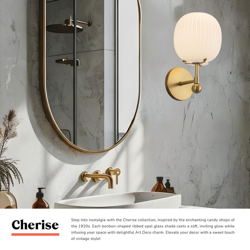 Cherise 7-in Socket Damp-Rated Wall/Vanity Light image number 6