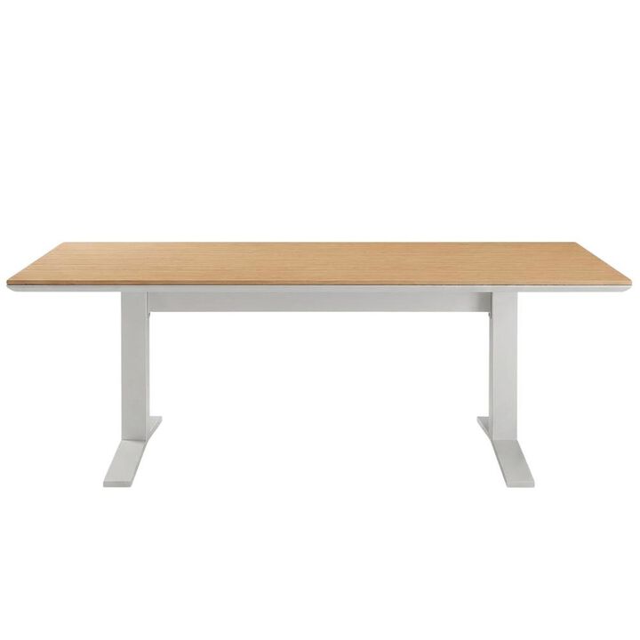 Aluminum Outdoor Patio Dining Table With Sleek Finish And Sturdy Design