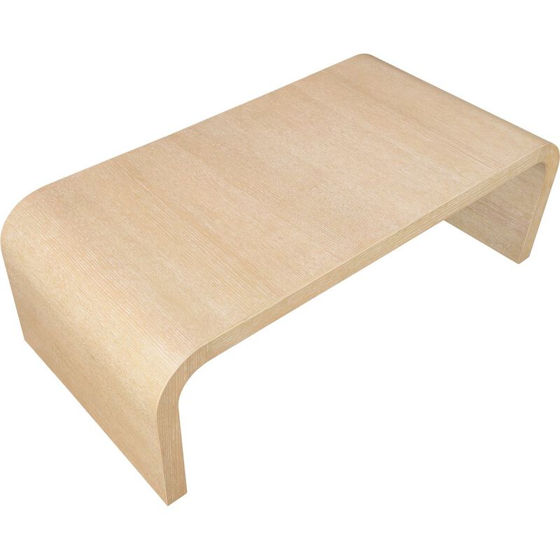 Meridian Furniture Cresthill White Oak Coffee Table